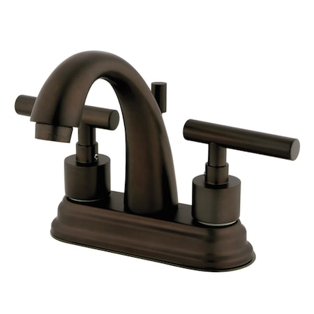 Kingston Brass KS8615CML 4" Centerset Bathroom Faucet, Oil Rubbed Bronze KS8615CML